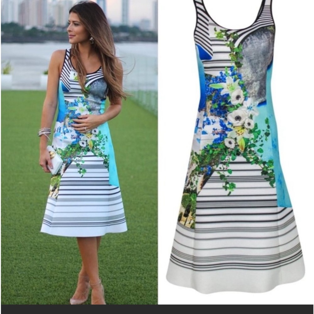 NWOT clover canyon print dress